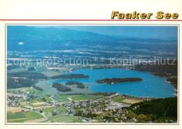 73862034 Faak Am See Finkenstein Fliegeraufnahme Faak Am See Finkenstein - Andere & Zonder Classificatie
