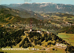 73861914 Sonnwendstein 1523m AT Fliegeraufnahme Mit Gedenkkapelle Und Fernsehsen - Sonstige & Ohne Zuordnung