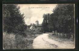 CPA St-Jean-le-thomas, L`Arrivee  - Other & Unclassified