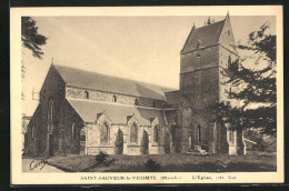 CPA Saint-Sauveur-le-Vicomte, L'Eglise  - Saint Sauveur Le Vicomte