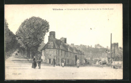 CPA Villedieu, Boulevard De La Gare Et Rue De La Demi-Lune  - Villedieu