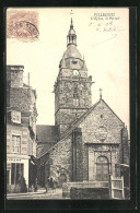 CPA Villedieu, L'Eglise, Le Portail  - Villedieu