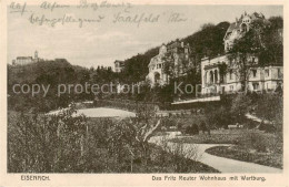 73821540 Eisenach Fritz Reuer Wohnhaus Mit Wartburg  - Eisenach