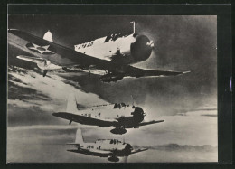AK US-amerikanische Bomber Vom Typ Top Hat Im Staffelflug  - 1939-1945: 2de Wereldoorlog
