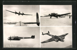 AK Kampfflugzeug Der RAF Typ Handley Page Hampden Im Flug Und Auf Der Startpiste  - 1939-1945: II Guerra