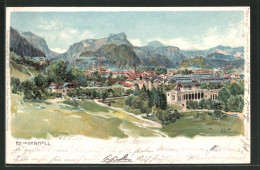 Künstler-AK Edward Theodore Compton: Reichenhall, Panoramablick Auf Ort Und Berge  - Compton, E.T.