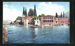 Cartolina Punta S. Vigilio, Largo Di Garda, Hotel-Pension  - Altri & Non Classificati