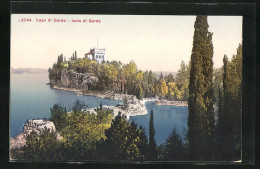 Cartolina Isola Di Garda, Palazzo Auf Der Insel  - Other & Unclassified