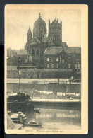 AK Neuss 1923 Hafen Mit Blick Auf Quirinusmünster (PK0126 - Otros & Sin Clasificación