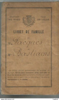 CO / Vintage / Vieux LIVRET DE FAMILLE Ville De LILLE 1914 // JOUY EN JOSAS / ANVERS - Historische Documenten