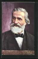 Künstler-AK Porträt Des Komponisten Giuseppe Verdi  - Artistes