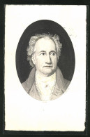 AK Porträt Des Dichters Johann Wolfgang Goethe  - Ecrivains