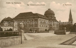 73819887 Posen Poznan Theaterplatz Koenigliche Ansiedelungskommission St. Paulik - Pologne