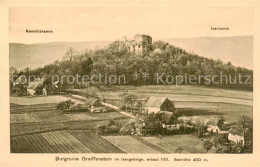 73819847 Isergebirge Jizerske Hory CZ Burgruine Greiffenstein Mit Kemnitzkamm Un - Tchéquie
