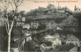 73819634 Loschwitz Dresden Elbe Weisser Hirsch Drahtseilbahn Mit Luisenhof  - Dresden