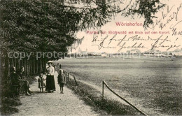 73819626 Bad Woerishofen Partie Am Eichwald Mit Blick Auf Den Kurort Bad Woerish - Bad Woerishofen