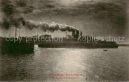 73819560 Warnemuende Ostseebad Dampferpartie Bei Nacht Warnemuende Ostseebad - Rostock