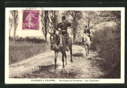 AK Chasses à Courre, Equipage De Cheverny -Les Cavaliers, Jagd  - Hunting