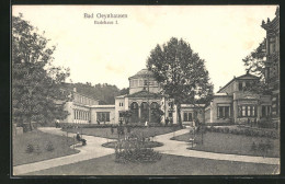 AK Bad Oeynhausen, Partie Am Badehaus I.  - Bad Oeynhausen