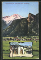 AK Oberammergau, Hotel Goldschmied-Bierling Und Ortspanorama  - Oberammergau