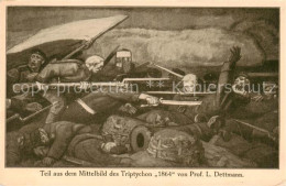 73819313 Dueppeln Sonderburg DK Teil Aus Dem Mittelbild Des Triptychon 1864  - Dinamarca