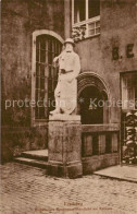 73819186 Freiberg  Sachsen Historisches Bergmanns Standbild Am Rathaus  - Freiberg (Sachsen)