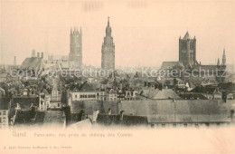 73819151 Gand Belgien Panorama Vue Prise Du Chateau Des Comtes Gand Belgien - Andere & Zonder Classificatie