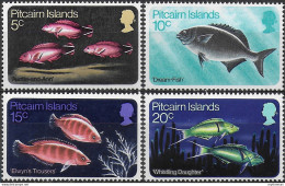 1970 Pitcairn Islands Fish 4v. MNH SG N. 111/114 - Altri & Non Classificati