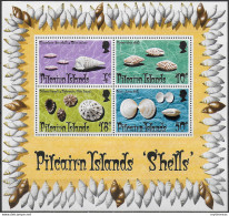 1974 Pitcairn Islands Shells 1 Mini-sheet MNH SG N. MS151 - Andere & Zonder Classificatie