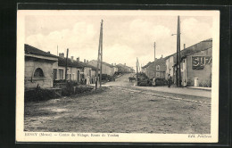 CPA Beney, Centre Du Villahge, Route De Verdun  - Verdun