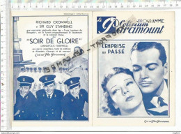 FF / Programme CINEMA Ancien  COLISEUM PARAMOUNT 1935  Lemprise Du Passé  POPESCO NELSON : Soir De Gloire - Programma's