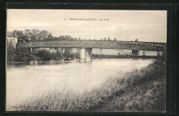 CPA Marcilly-sur-Seine, Le Pont  - Other & Unclassified