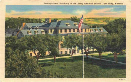 73973361 Fort_Riley_Kansas_USA Headquarters Building Of The Army General School - Andere & Zonder Classificatie