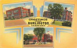 73973354 Burlington_Vermont_USA Buildings Illustration - Sonstige & Ohne Zuordnung