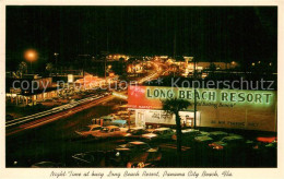 73764073 Panama_City_Beach Night Time At Busy Long Beach Resort - Autres & Non Classés