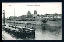 AK Neuss 1908 Frachtschiffe Im Neusser Hafen (PK0138 - Other & Unclassified