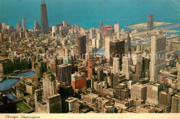 73523597 Chicago_Illinois Skyscrapers Aeriel View - Andere & Zonder Classificatie