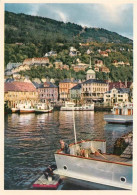 73521983 Bergen Norwegen The Mountain Floien Seen From The Harbor Bergen Norwege - Norway