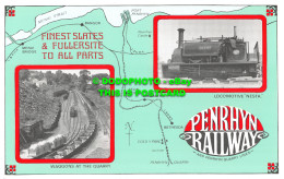 R524003 Penrhyn Railway. Waggons At The Quarry. Locomotive Nesta. Multi View - World