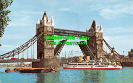 R524034 Tower Bridge. London. 157. The Photographic Greeting Card. Natural Colou - Andere & Zonder Classificatie