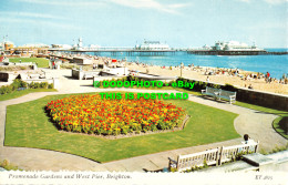 R524124 Promenade Gardens And West Pier. Brighton. ET.4825. Valentine - World