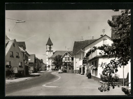 AK Langensteinbach, Partie In Der Hauptstrasse  - Altri & Non Classificati