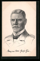 Künstler-AK Portrait Admiral Maximilian Graf Von Spee In Uniform, Kapitän  - Andere & Zonder Classificatie