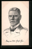 Künstler-AK Portrait Admiral Maximilian Graf Von Spee In Uniform, Kapitän  - Altri & Non Classificati