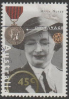 AUSTRALIA - USED 1995 45c Australia Remembers II - Army Nurse Ellen Savage - Gebruikt