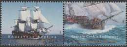 AUSTRALIA - USED 1995 90c Endeavour Repleca Pair - Ships - Gebraucht