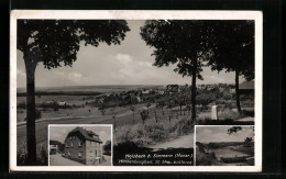 AK Holzbach / Hunsrück, Gasthaus Ernst Gumm, Ortspanorama Und Hindenburgbad  - Autres & Non Classés