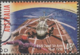 AUSTRALIA - USED 1998 45c 50th Anniversary Of The RAN Fleet Air Arm - Helicopter - Used Stamps