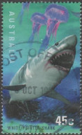 AUSTRALIA - USED 1998 45c Planet Ocean - White Pointer Shark - Gebraucht