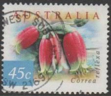 AUSTRALIA - USED 1999 45c Coastal Flowers - Correa Reflexa - Oblitérés